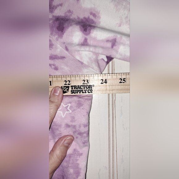 Ladies Wildfox Tie Dyed Stars Purple Pullover Sweatshirt Comfy Beach Leisure XL - Picture 11 of 11